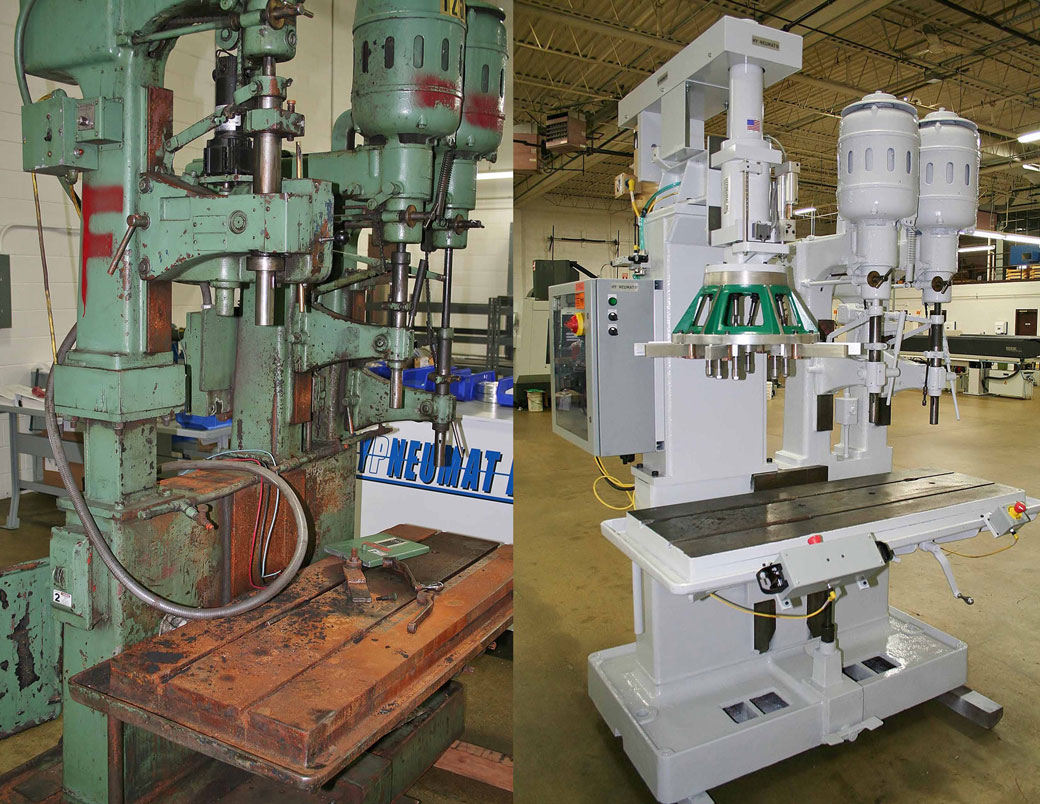 Hypneumat Machine Refurbishment Before After