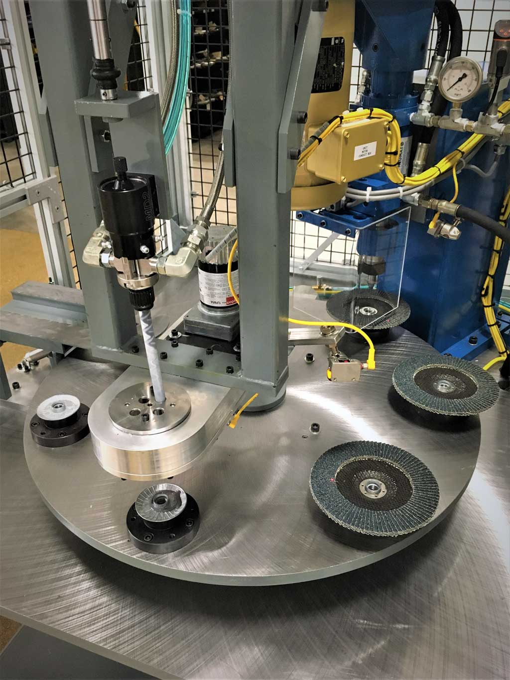 7 Station Semi-Automatic Swaging Machine (Hubbing Machine)